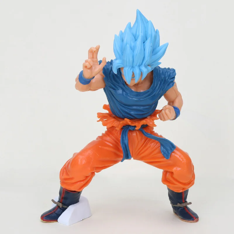20 см Драконий жемчуг фигурка Супер Saiyan 4 Бог СС голубые волосы Гоку Драконий жемчуг Гоку Коллекционная фигурка игрушка