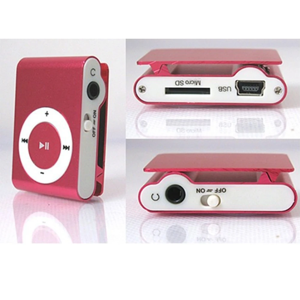 Клип Mp3 плеер зеркало Walkman Спорт Mp3 Водонепроницаемый мини портативный Lettore продвижение mp3 плеер reproductor mp3 lecteur mp3