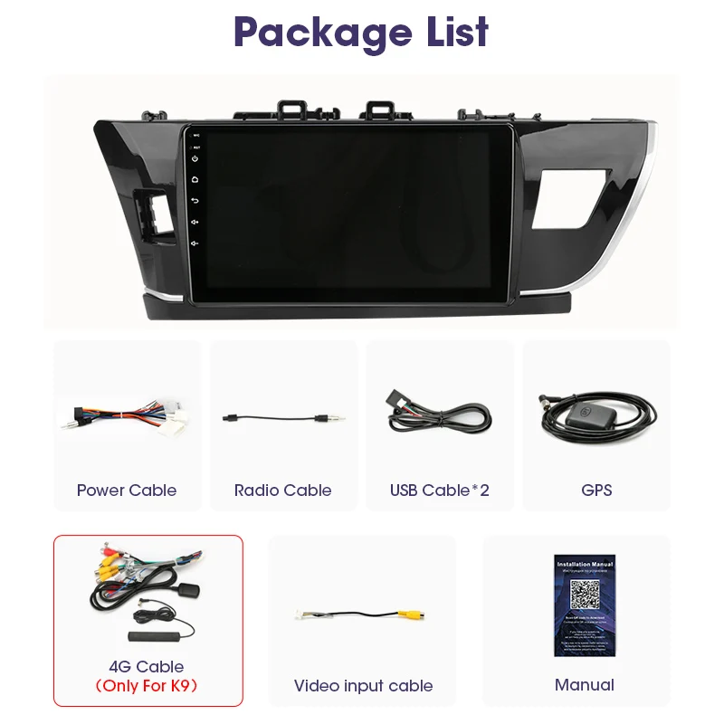 for toyota corolla taiwan us 2014 2016 android 2 din car radio multimedia video navigation dvd accessories audio stereo speakers free global shipping