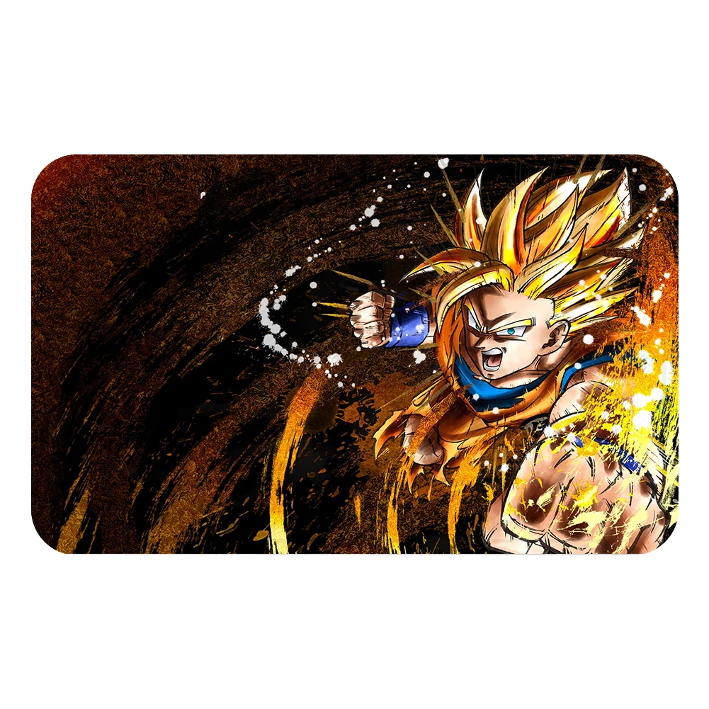 Сон Гоку мультфильм Dragon Ball коврик с рисунком из аниме коврик для ванной декоративные Противоскользящие коврики комната автомобиль пол бар ковры домашний декор для дверей подарок - Цвет: Фиолетовый