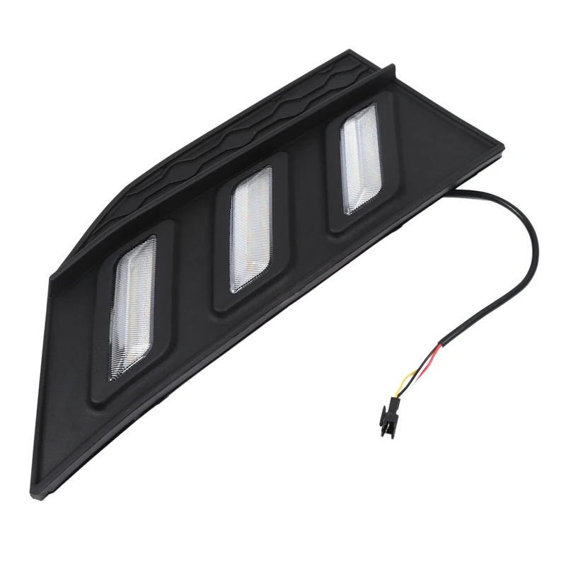 

Car Flashing 1 Pair LED DRL for Honda Civic 2019 2020 Sedan with Moving Signal Led Fog Lamp Cover Daytime Running Light