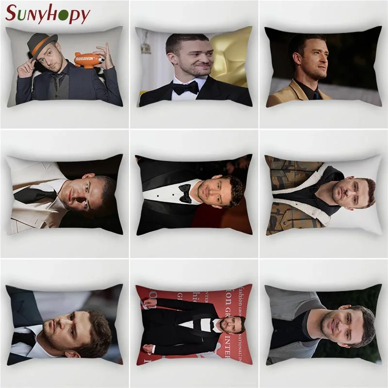 

Custom Justin Timberlake Popular Hot Sale Pillowcase Zippered Pillow ​Bedroom Home Office Decorative 2-ZLL