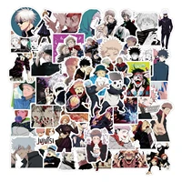 50 pcs japanese anime adventure spell back to war stickers for car bike motorcycle phone laptop travel cool funny jdm decal
