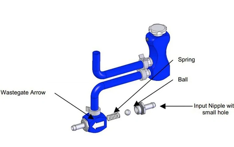 Контроллер турбонаддува алюминиевый инструмент с регулировкой давления для