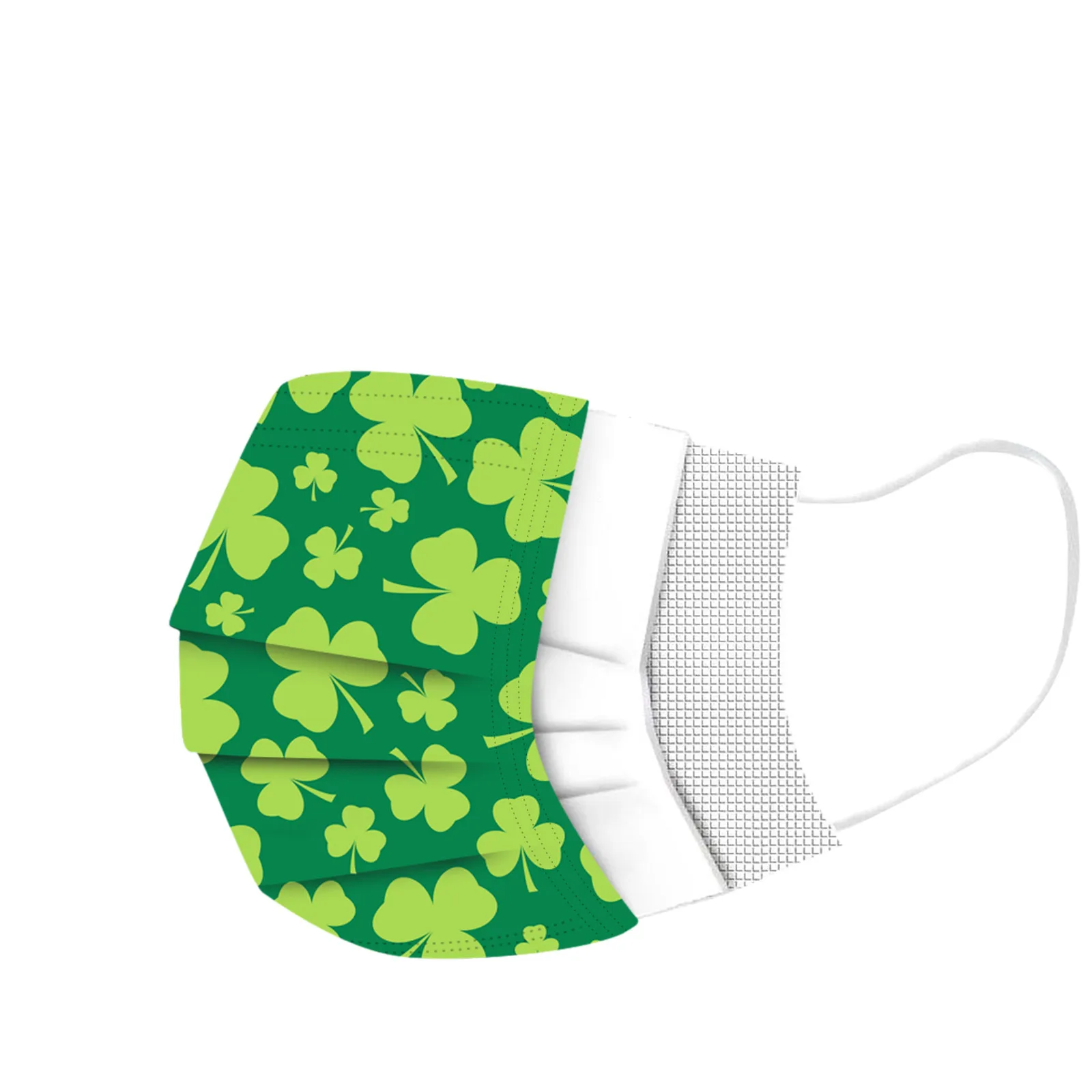 

face mask masque enfant mascarilla Adult St. Patrick's Day Disposable Mask 3Ply Ear Loop 10/20/50PCS Mask cosplay