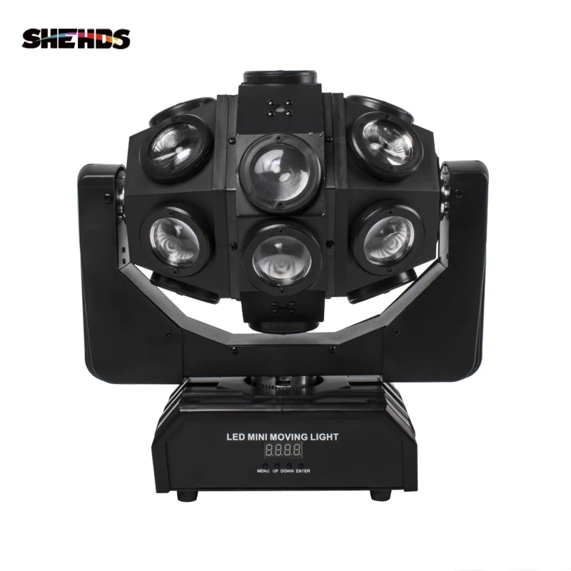Лазерный прожектор SHEHDS с движущейся головкой 18x12 Вт DMX бесконечное вращение для