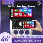 Eunavi 2 Din Android 10 10,25 дюймов Автомобильный Радио мультимедийный плеер для Ford Focus 2 3 Mk2 Mk3 2004-2011 2G 32G GPS 8Core 2,5 GHz WIFI