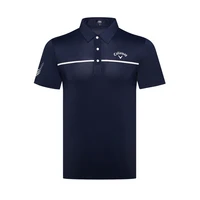 golf clothing mens short sleeved t shirt polo shirt quick drying breathable sweat absorbent top