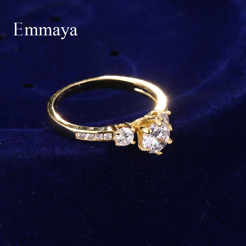 Emmaya Новые блестящие ювелирные изделия для женщин очаровательное кольцо с