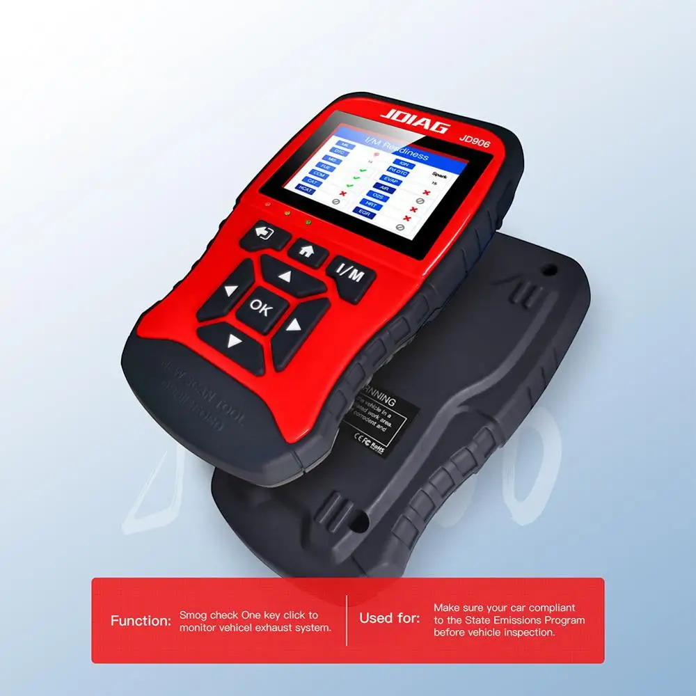 Professional Obd2 Automotive scanner JDiag JD906 Full System with Russian Language Upgraded Code Reader OBD2 Scanner KW850 | Автомобили и