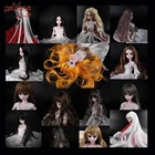 Cataleya 13 14 Bjd волосы высокой температуры длинные серые прямые и Курчавый Bjd парик SD для куклы BJD