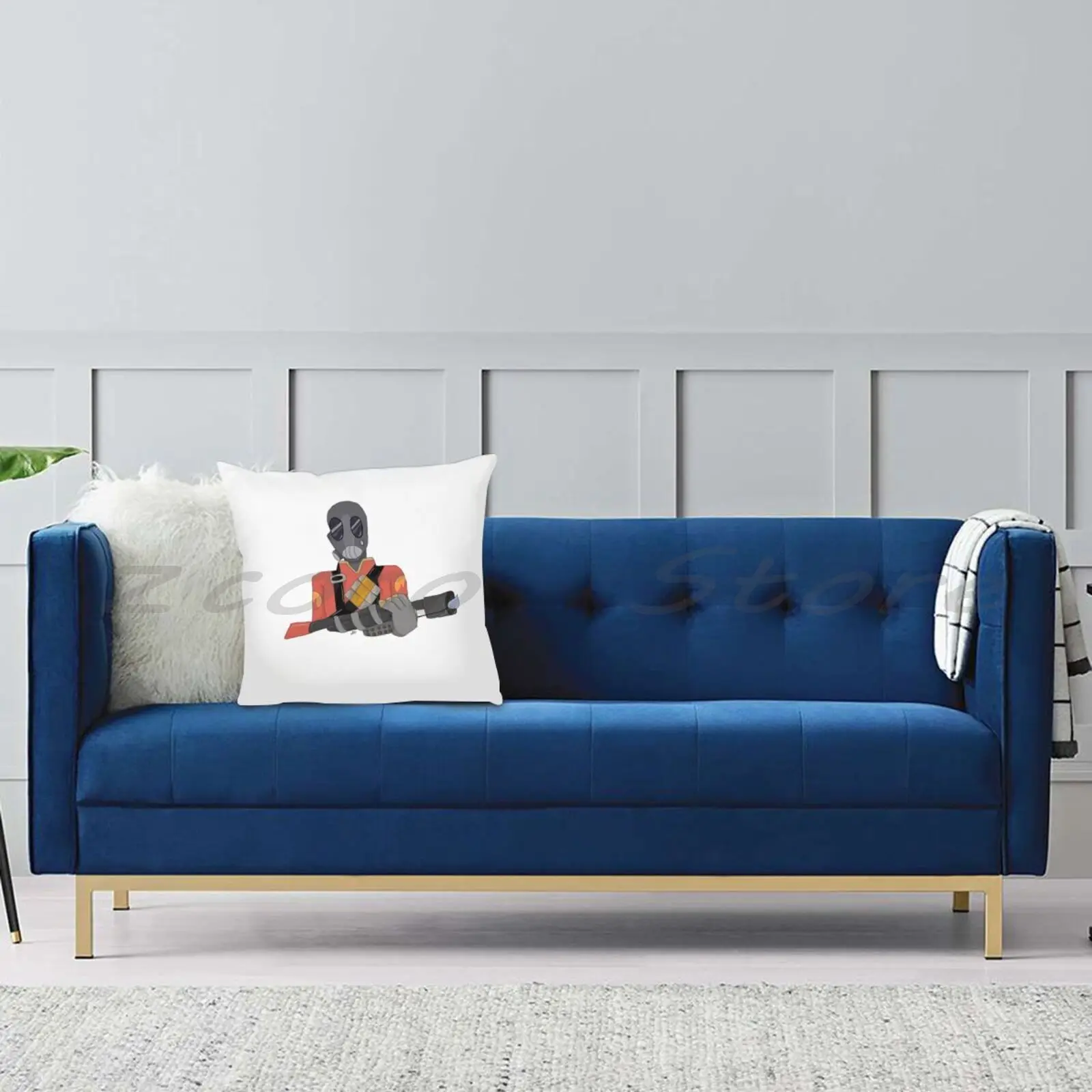 Наволочка Tf2 Pyro с изображением Красной команды персонализированная наволочка