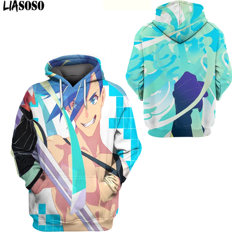 

LIASOSO2021 Latest Trend Fashion Japanese Animation Promiya Hoodie New Store Promotion Casual Home Must-have Hoodie