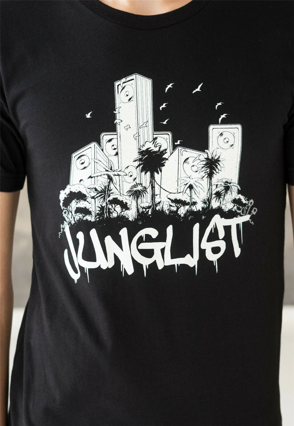 Junglist футболка Jungle Uk Garage Drum And Bass Dnb Edm Мужская с графическим принтом уличная