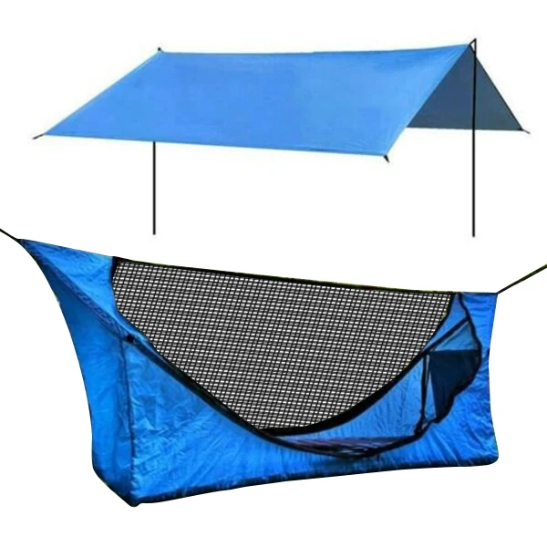 

Портативный гамак PSEN999, уличная Водонепроницаемая тент, дышащая складная кровать для пикника, кемпинга, путешествий