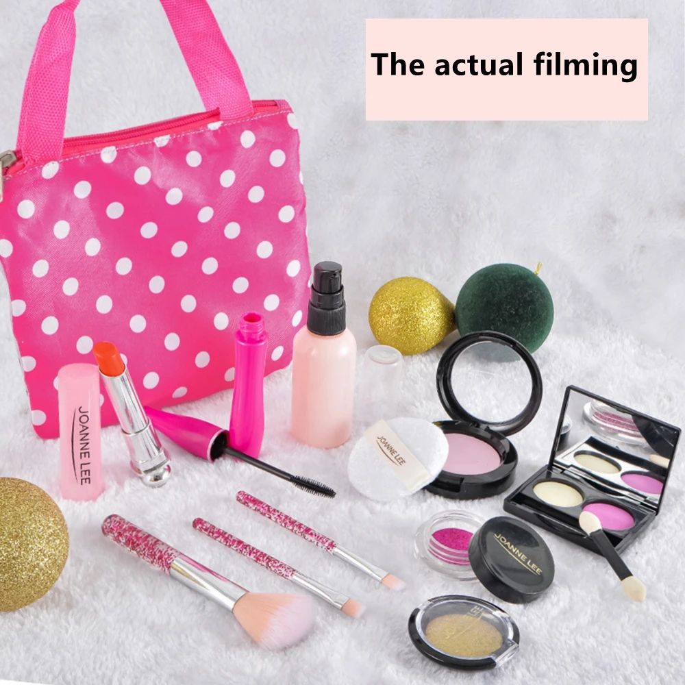 Набор игрушек для макияжа девочек ролевые игры принцесса розовый макияж