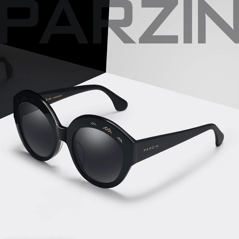 PARZIN Vintage Oversized Sunglasses Polarized Women Driving Acetate Sun Glasses Brand Designer UV400 Goggles Shades for Women
