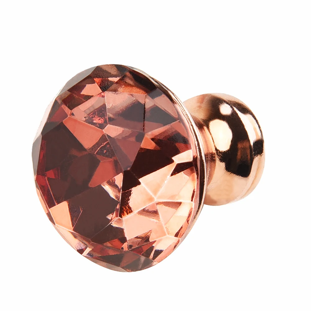 

12pcsCrystal Furniture Knobs Pull Handle For Cabinet Chest Bin Door Kitchen Deco