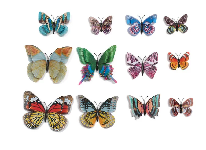 

12 PCS Fashion Women Temporary Tattoos Sticker for Women Body Art Tattoo Sticker 3D Butterfly Cat Tattoo Waterproof