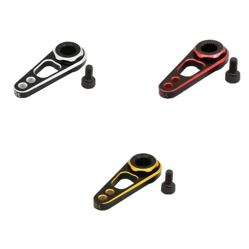 

Double Hole 25T Steering Servo Arm for RC Crawler Axial SCX10 90046