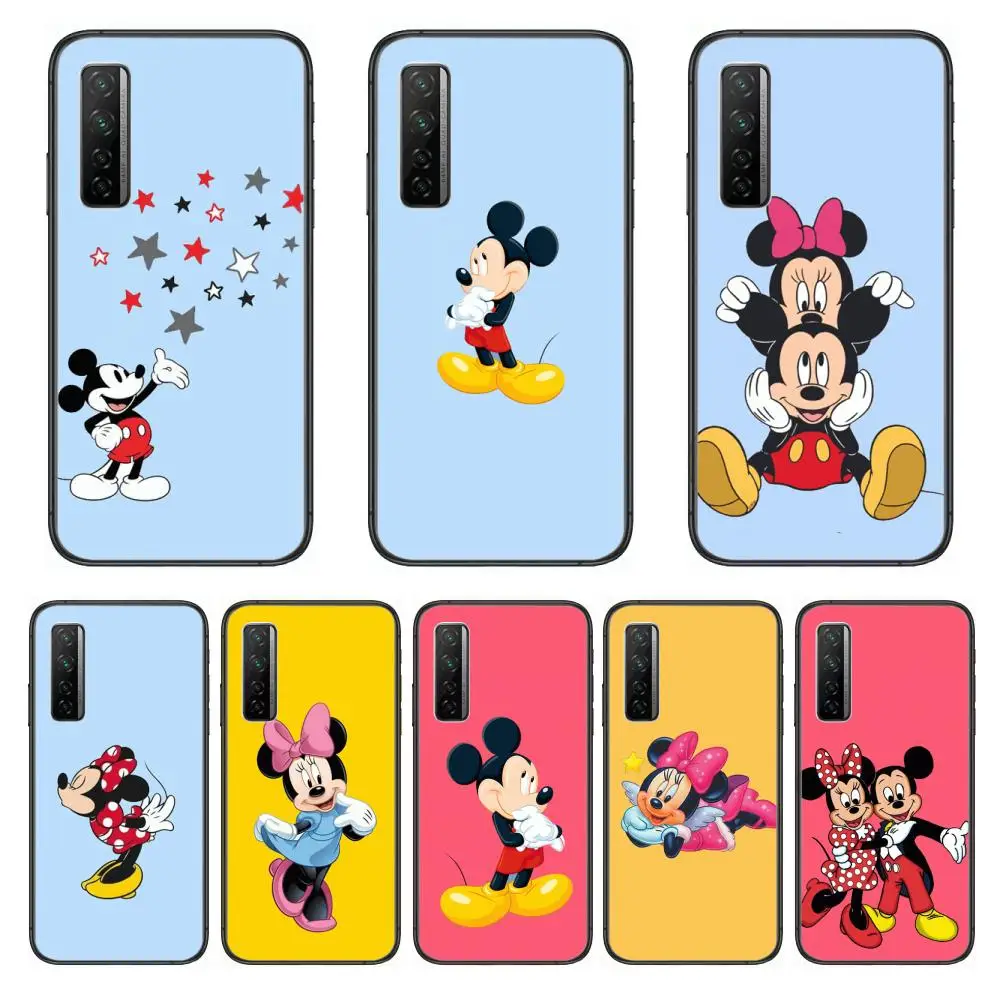 Чехол для мобильного телефона Disney Micky Mouse чехол Huawei Nova p10 lite 7 6 5 4 3 Pro i p Smart ZBlack Etui с 3D