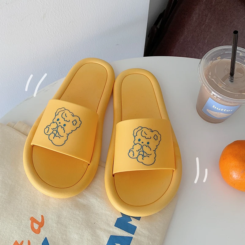 

Slipper Girl Summer Lovely Girl Heart Non-slip Bathroom Bath Soft Bottom Dormitory Ins Web Celebrity Home Flip-flop