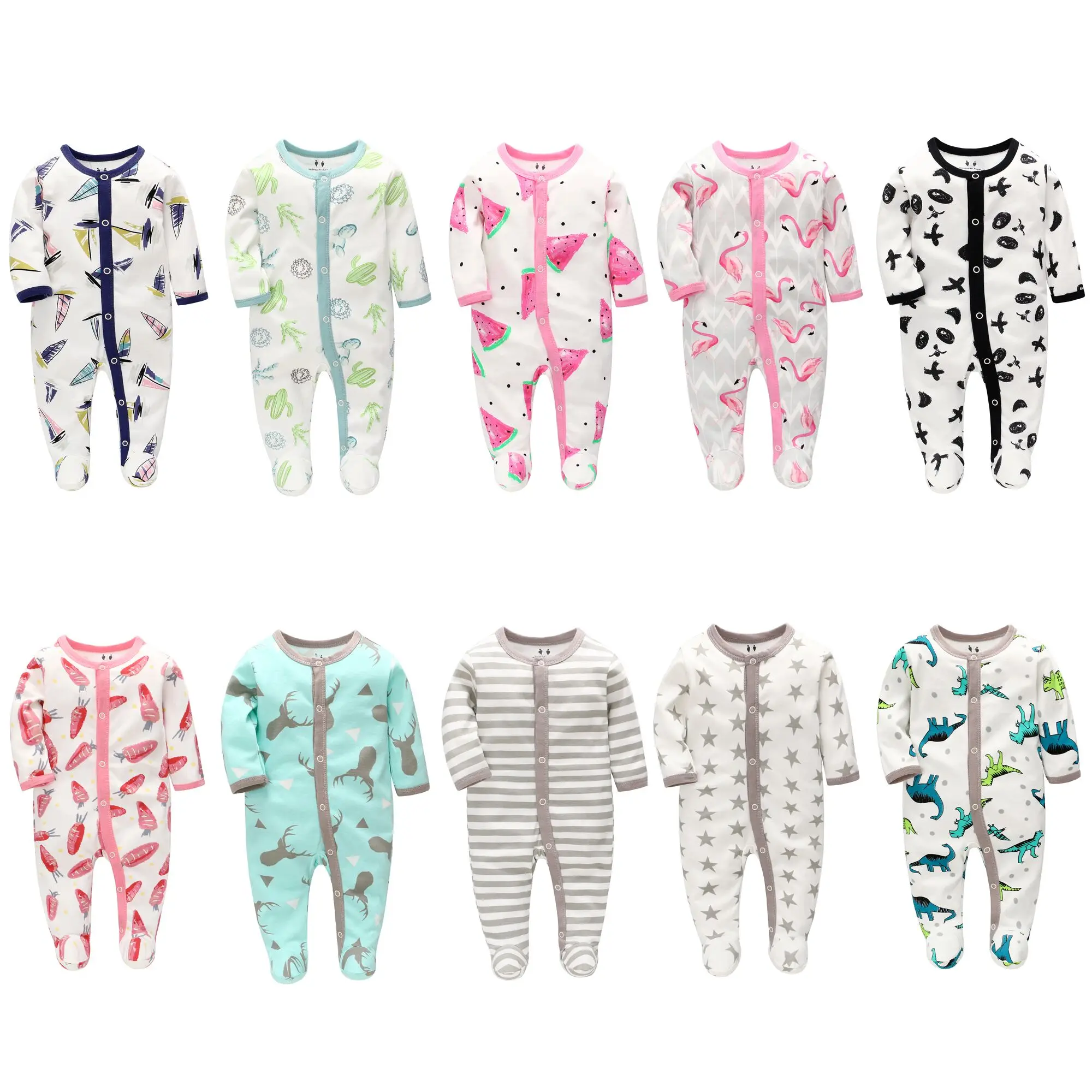 Baby Rompers Newborn Baby Girl Clothes Full Sleeve Baby Boy Clothes Roupas de bebe Cotton Outwear Spring Fall Pajamas