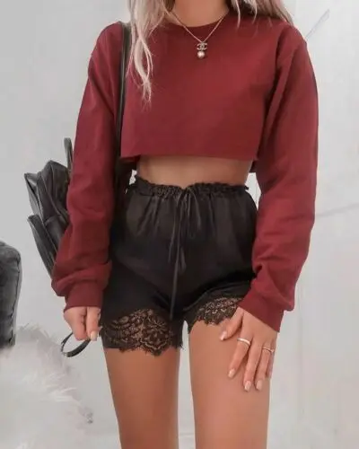 Fashion Women Hoodie Sweatshirt Jumper Sweatershirt Short top Coat Women Sport Pullover Hooded Tops Female Autumn Winter Clothes