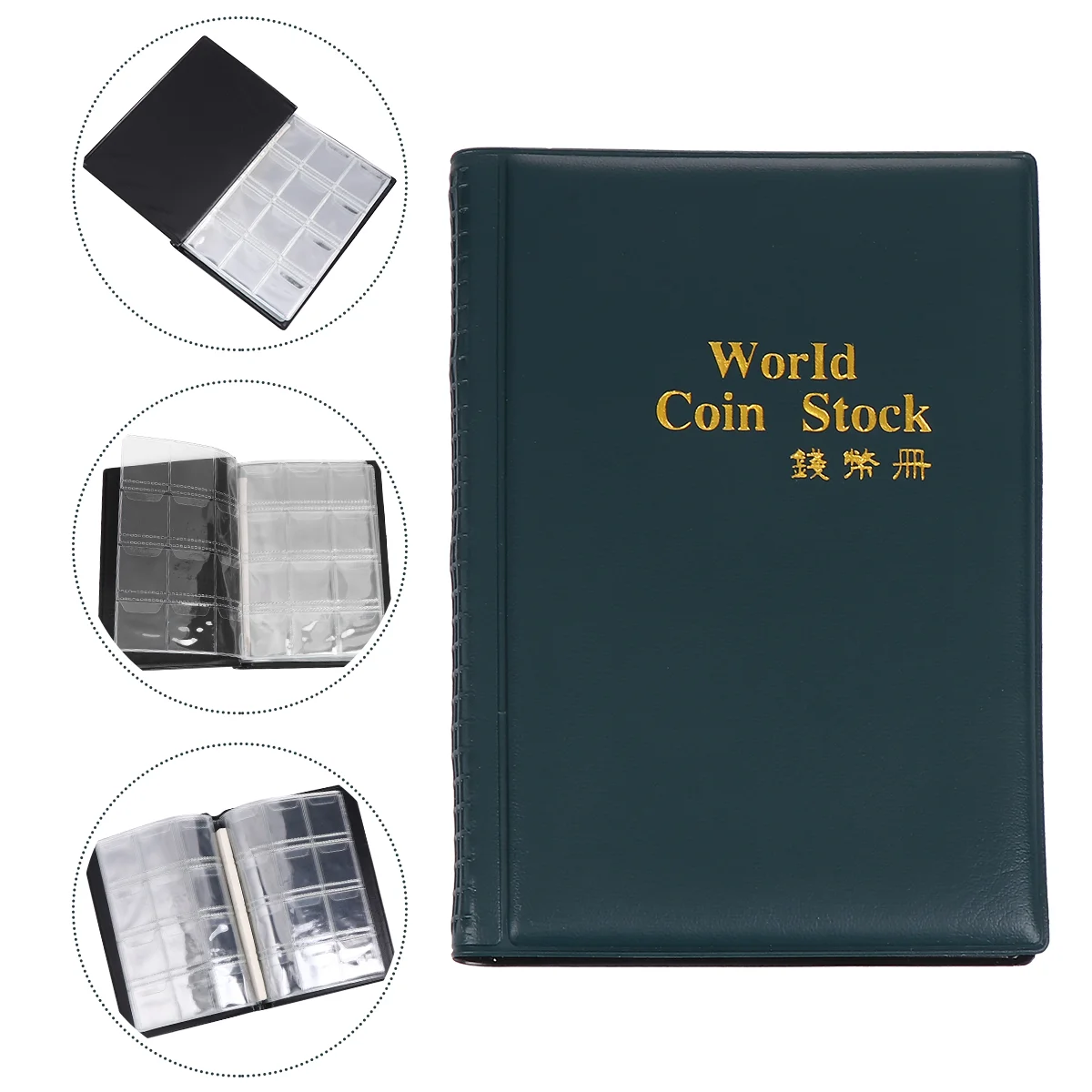 

Альбом для хранения монет 120, альбом для коллекционирования монет, держатели для монет, простой органайзер для монет, коллекционер юбилейны...