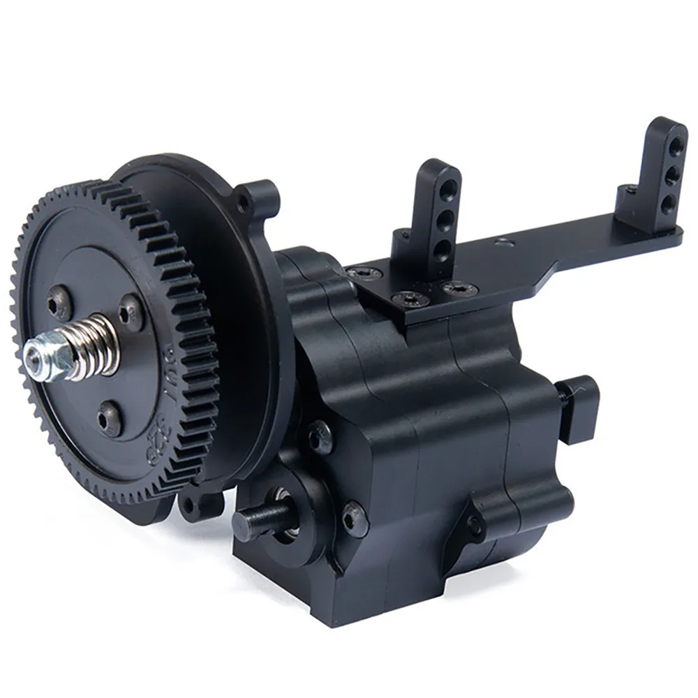 

Metal Transmission Case AX2 Two Speed Gear Box Center Gearbox Assembly for 1/10 SCX10 Axial Wraith Honcho RC Crawler Parts