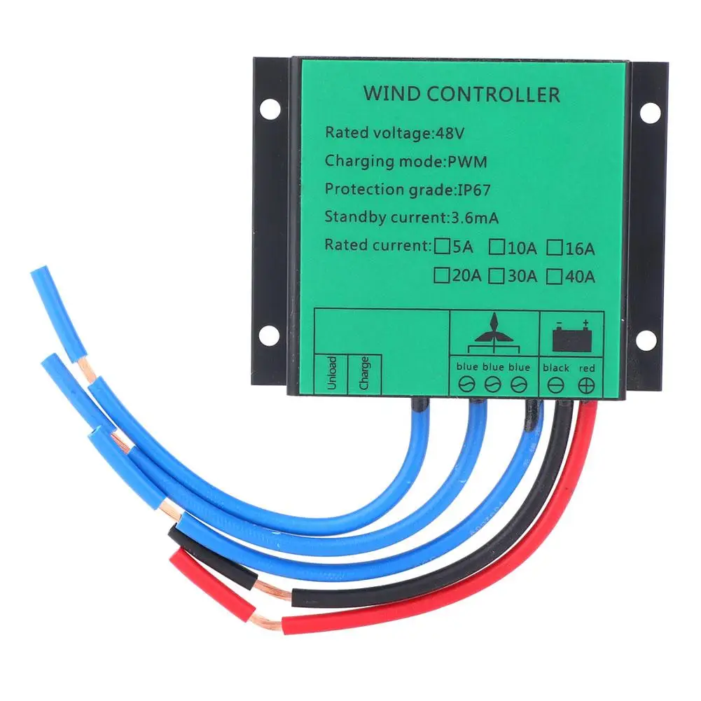 Waterproof Wind Generator Controller PWM Aluminium Alloy with Light-Emitting Diode 48V 600W 15A | Строительство и ремонт