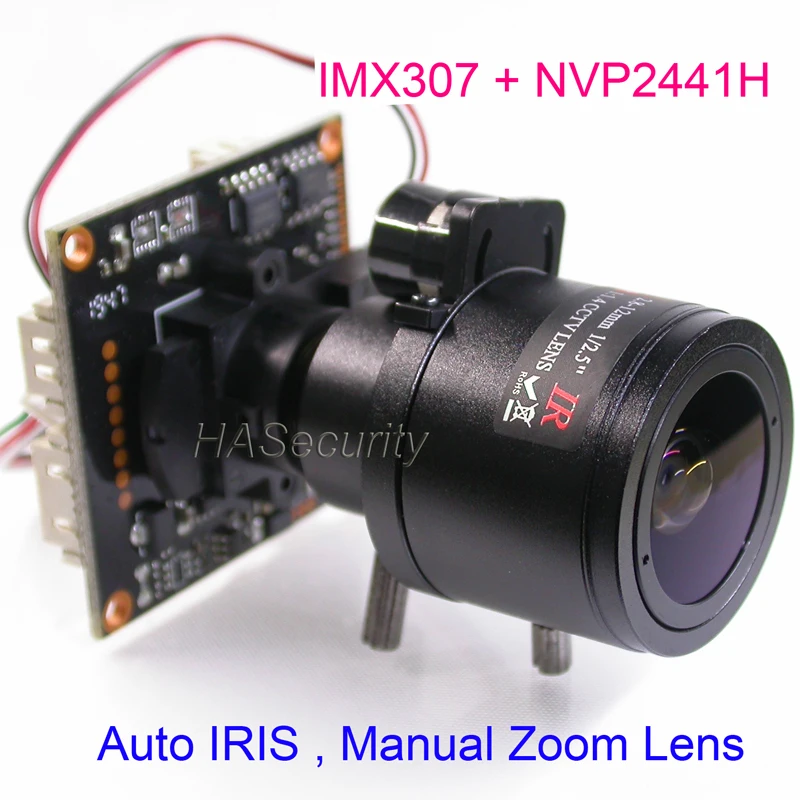 С автоматической диафрагмой AHD H (1080P) 1/2.8 &quotSTARVIS IMX307 cmos датчика изображения + NVP2441