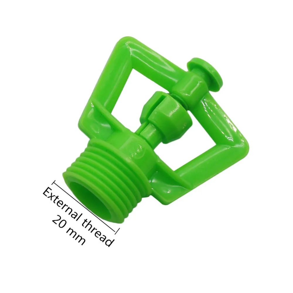 Boquillas de riego para jard&iacute;n, microaspersores giratorios de rosca macho de 100 ", 1/2 grados, para Parque, invernadero, suministros de riego, 360 Uds.-1