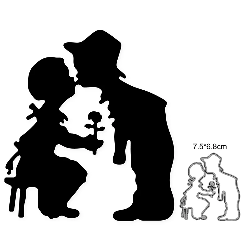 

Saint Valentine's Day Metal Cutting Dies for DIY Scrapbooking Album Paper Cards Decorative Crafts Embossing Die Cuts