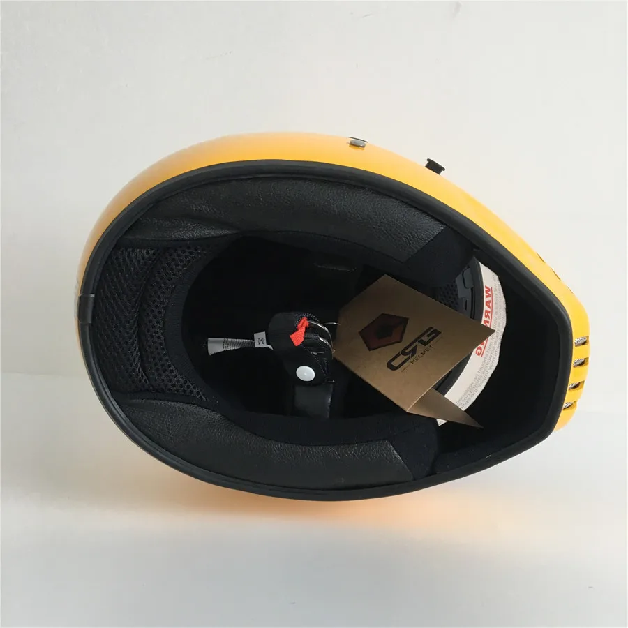 Шлем мотоциклетный CRG на все лицо ATV-6 из углеродного волокна персонализированный