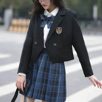 jk suit coat women girl black blazer suit jacket autumn new top student college style anime cosplay costume cardigan