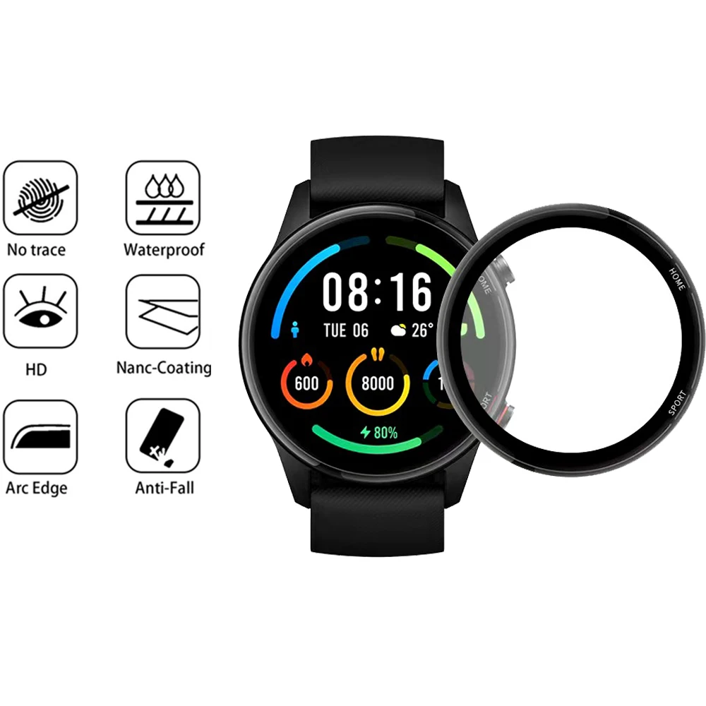 3d защита экрана для смарт часов Xiaomi Mi Watch Global HD полноэкранная Защитная пленка