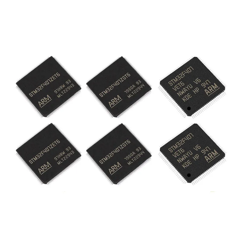 

Микроконтроллер микроконтроллера STM32F407VET6 STM32F407VGT6 STM32F407ZGT6 STM32F407ZET6 STM32F407IGT6 STM32F407IGH6 микроконтроллер микросхема новая Оригинальная ИС