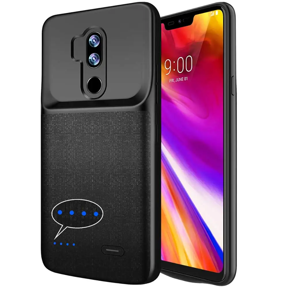 Новое поступление Подарочный чехол для батареи для LG G7 тонкий Q G7 plus G8 ThinQ чехол для зарядного устройства для LG G7 G8 ThinQ черный