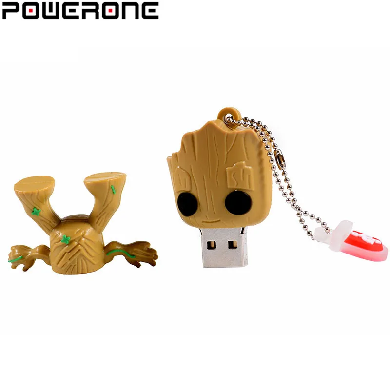 POWERONE с любимыми персонажами из мультфильмов изображением грута флэш накопитель