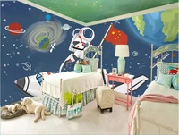 3d photo wallpaper for walls in rolls custom mural space and universe spaceship childrens room home decor 3d panels on the wall