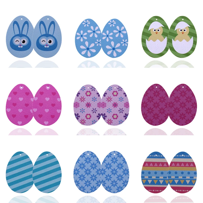 10 шт./лот пасхальные яйца кролик истерлилия яичная скорлупа серьги аксессуары из