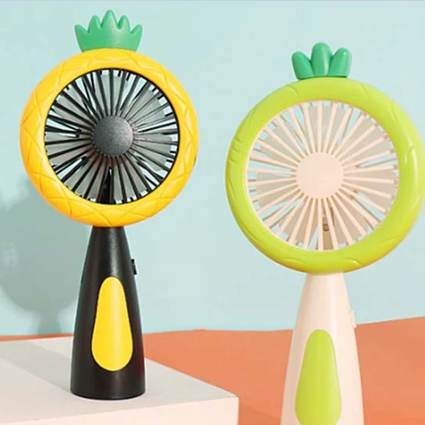 

Small Handheld Fan with LED Night Light 2 Speed USB for Travel Outdoors