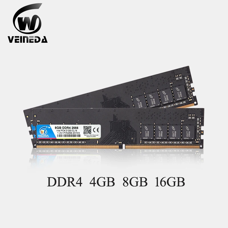 Память VEINEDA для ПК ОЗУ компьютера Тип памяти-ddr4 частота-2133 МГц/2400 МГц | Компьютеры
