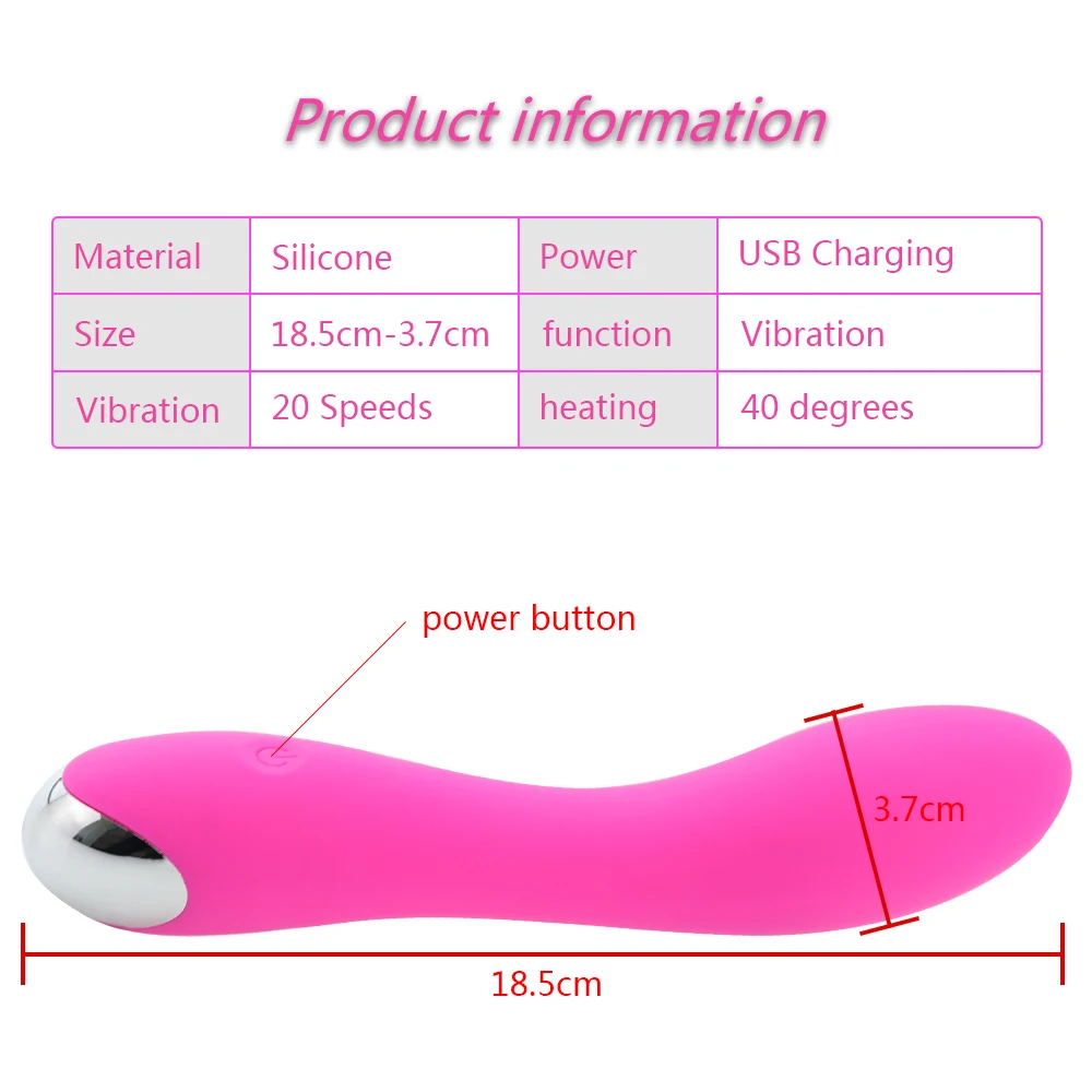 

Waterproof Vibrator G Spot Vibrator for Women Strong Vibration Rechargeable Personal Vibrator for Effortless Insertion- Ideal