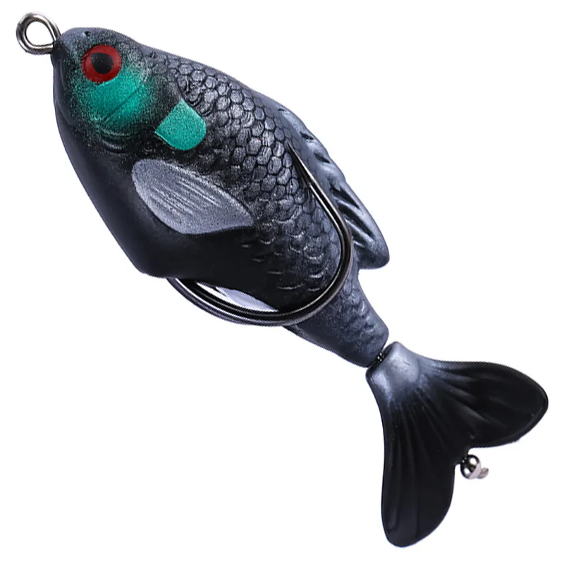 

7.5cm 8.5g Frog Lure Fishing Bait popper saltwater lures swimbait lure Ocean Boat Fishing