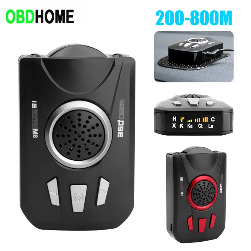 M8 глобального автомобиля Антирадары 180 градусов прибор для визуального