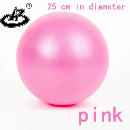 25cm 25 см ПВХ мини-мяч для йоги физический фитнес-мяч для фитнеса для прибора мяч для тренировки баланса домашний тренажер стручки для пилатеса кроссфита - Цвет: 25cm