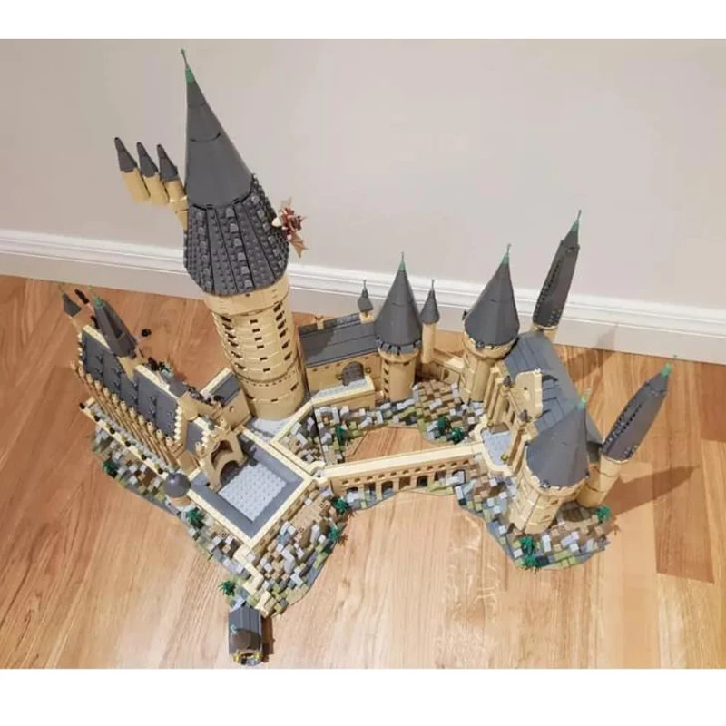 Волшебный замок школьный совместимый Legoing Harryed строительный блок рождественские