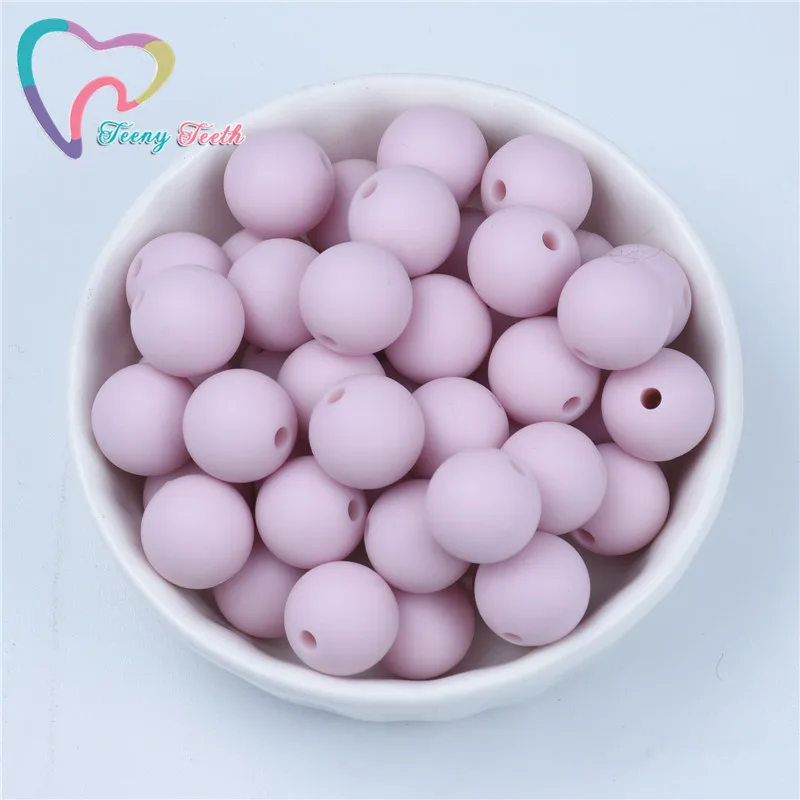 10 шт. круглые силиконовые шарики пастельного розового цвета 9 15 мм подвеска для